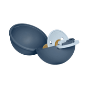 Bibs Colour - Str. 2 inkl beskyttelsesboks - Baby Blue/Steel Blue