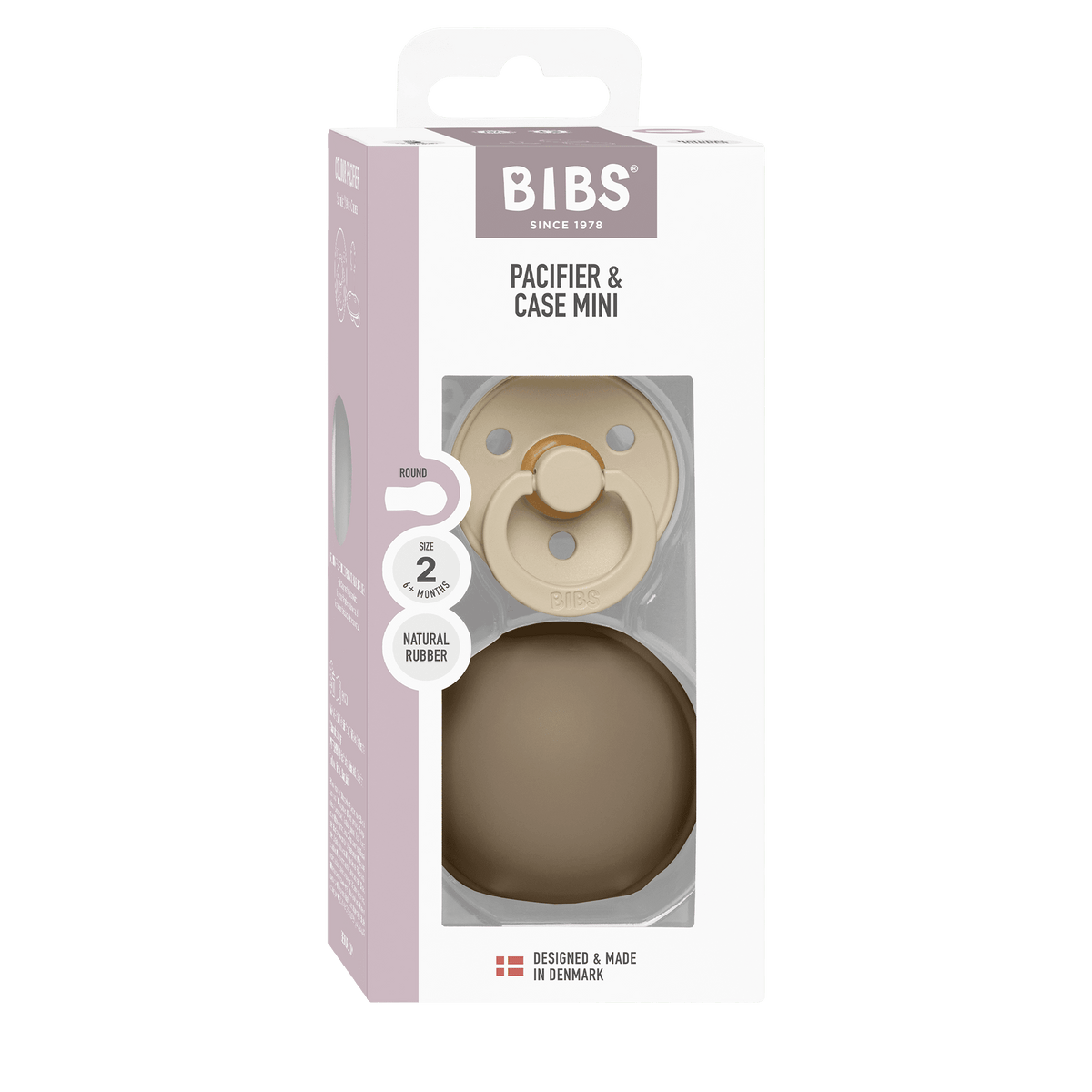 Bibs Colour - Str. 2 inkl beskyttelsesboks - Vanilla/Dark Oak