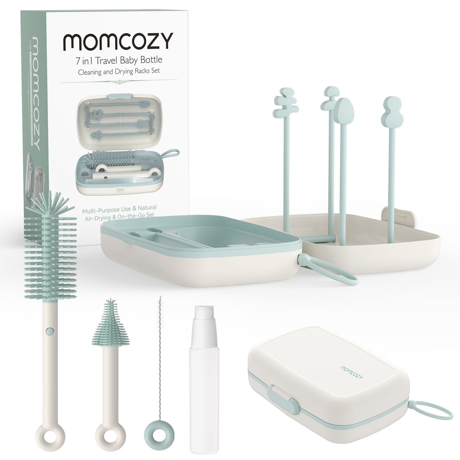 Momcozy 7-i-1 rengøringssæt - grøn