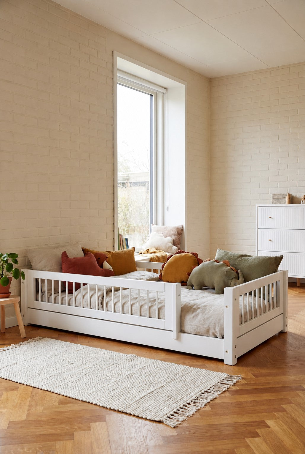 Flexa Montessori seng 90x200cm - tremmesider