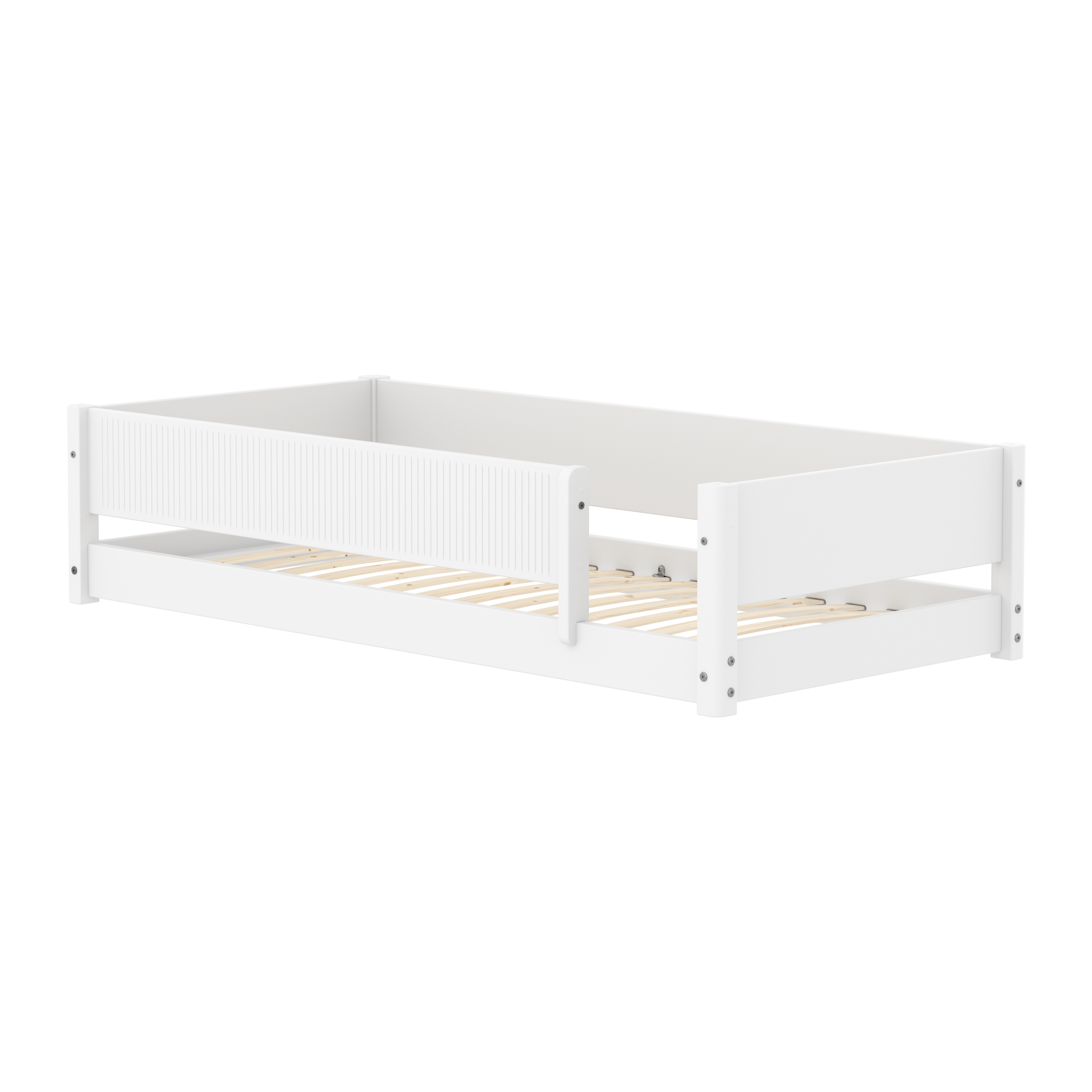 Flexa Montessori seng 90x200cm - massive sider og sengehest (massiv)
