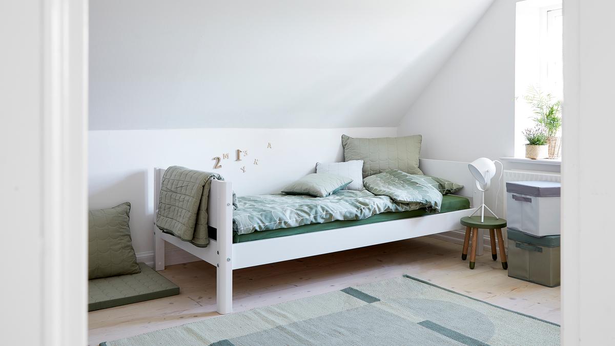 FLEXA WHITE Enkeltseng 90x200 cm - Hvid
