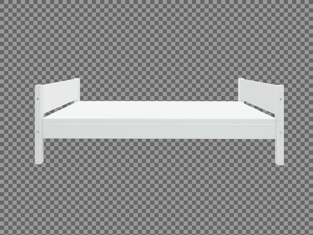 FLEXA WHITE Enkeltseng 90x200 cm - Hvid