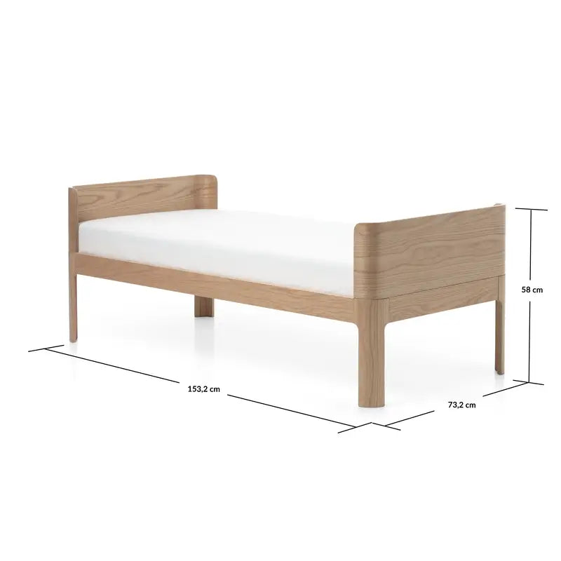 Flexa Nova Junior seng150x70cm Oak