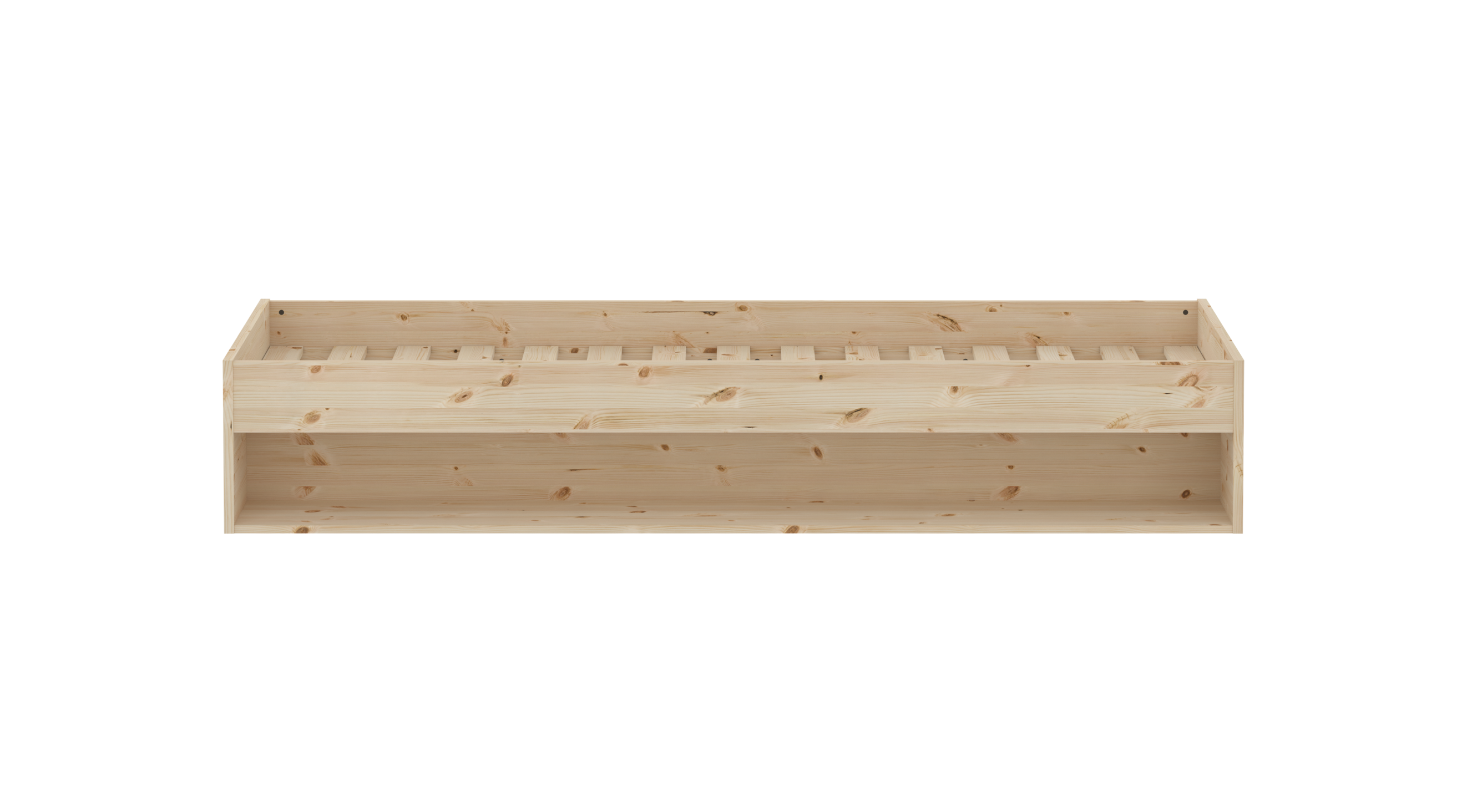 Flexa Grow gulvseng med hylde - 94,6x204cm