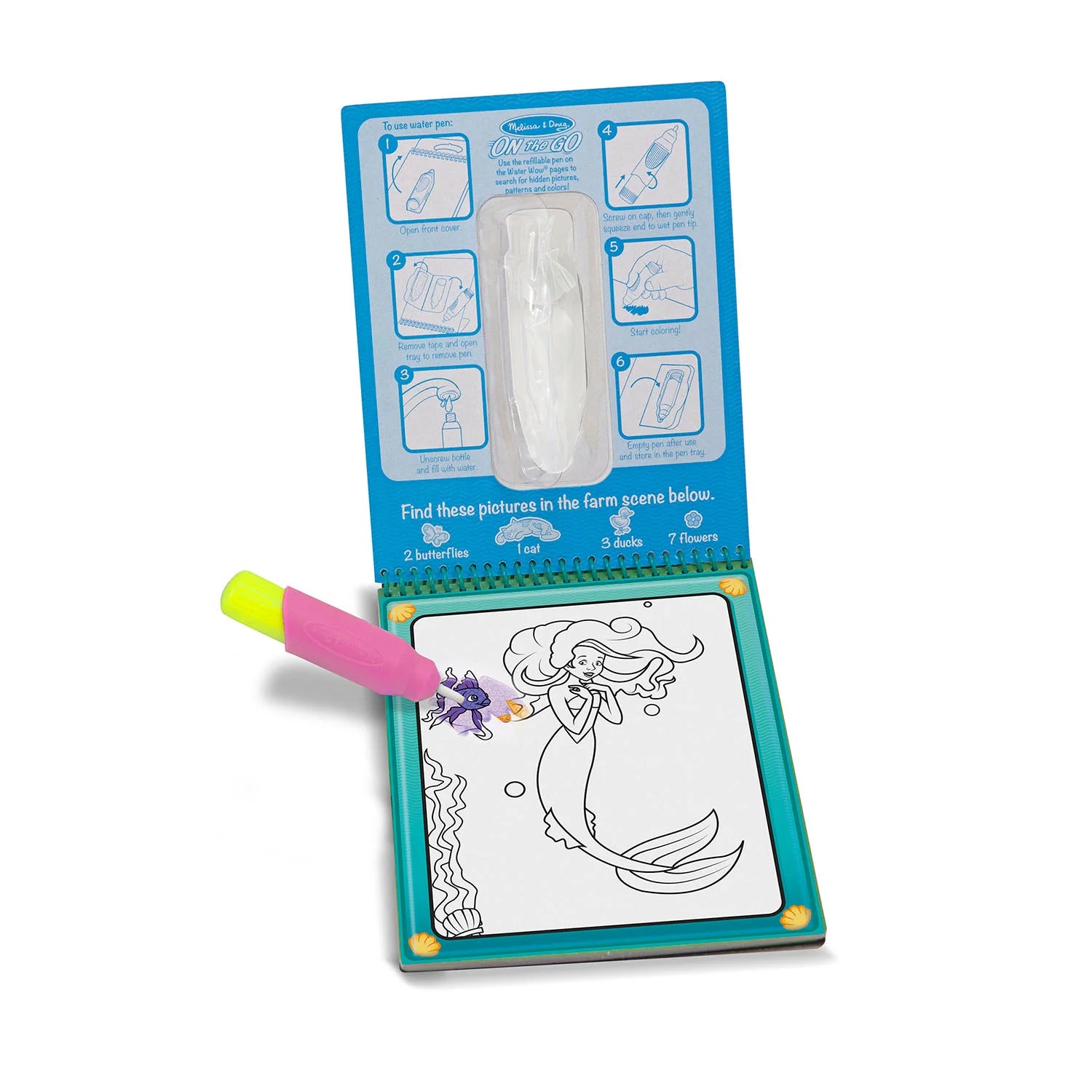Melissa & Doug Malebog "Water Wow!" - Fairy Tale
