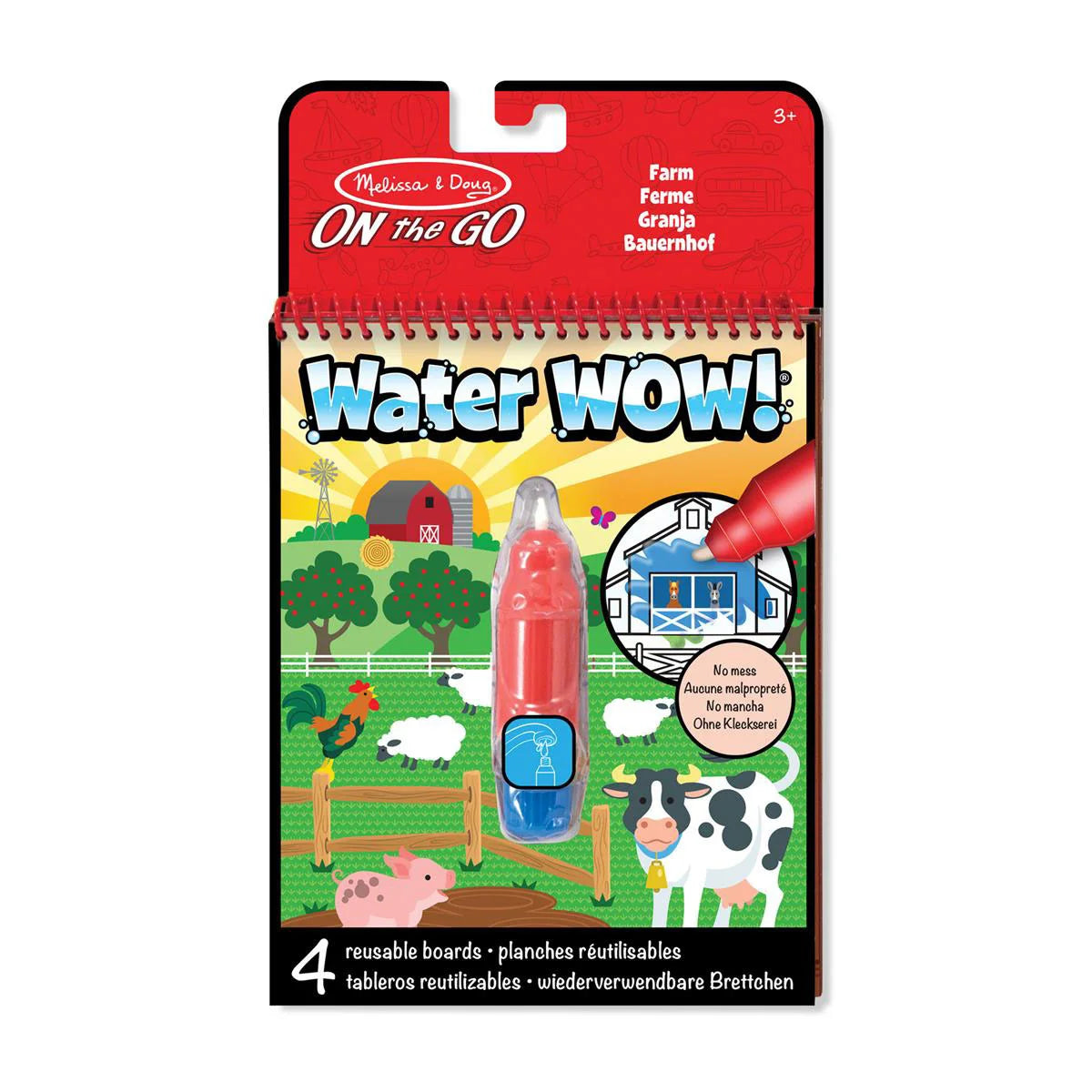 Melissa & Doug Malebog "Water Wow!" - Bondegård