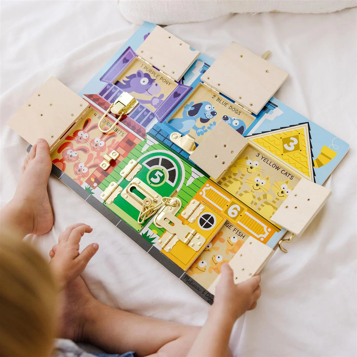 Melissa & Doug Aktivitetslegetøj - Låsebræt