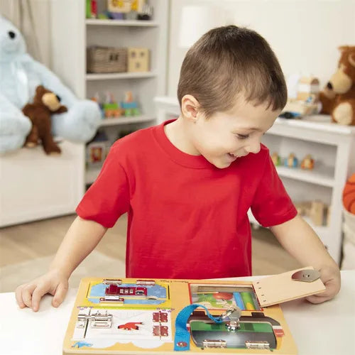 Melissa & Doug Aktivitetslegetøj - Låsebrættet