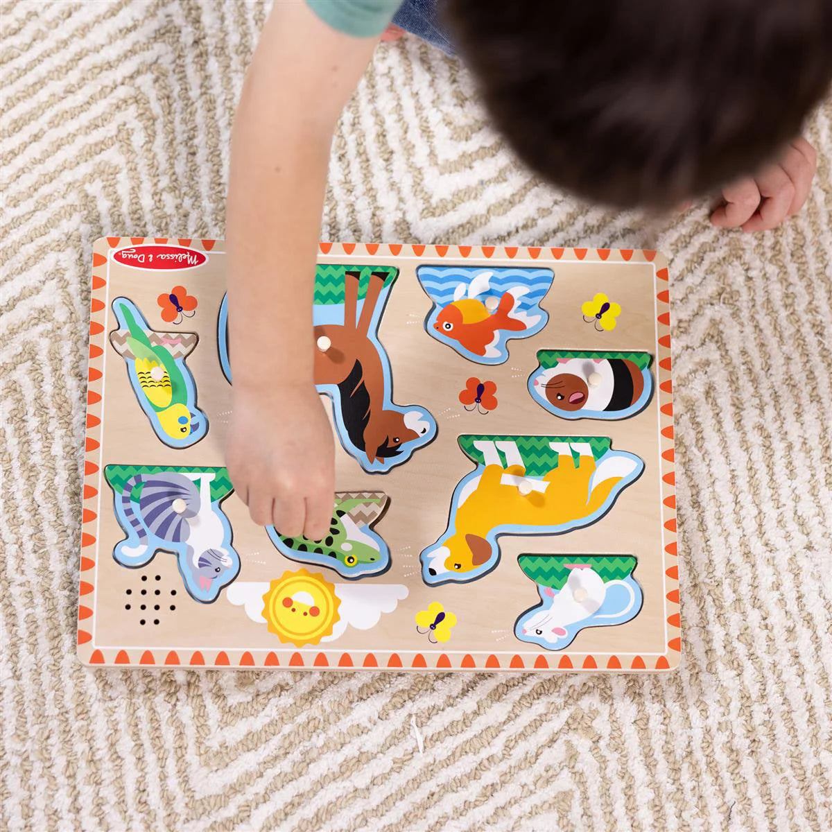 Melissa & Doug Puslespil - Lyd - Kæledyr