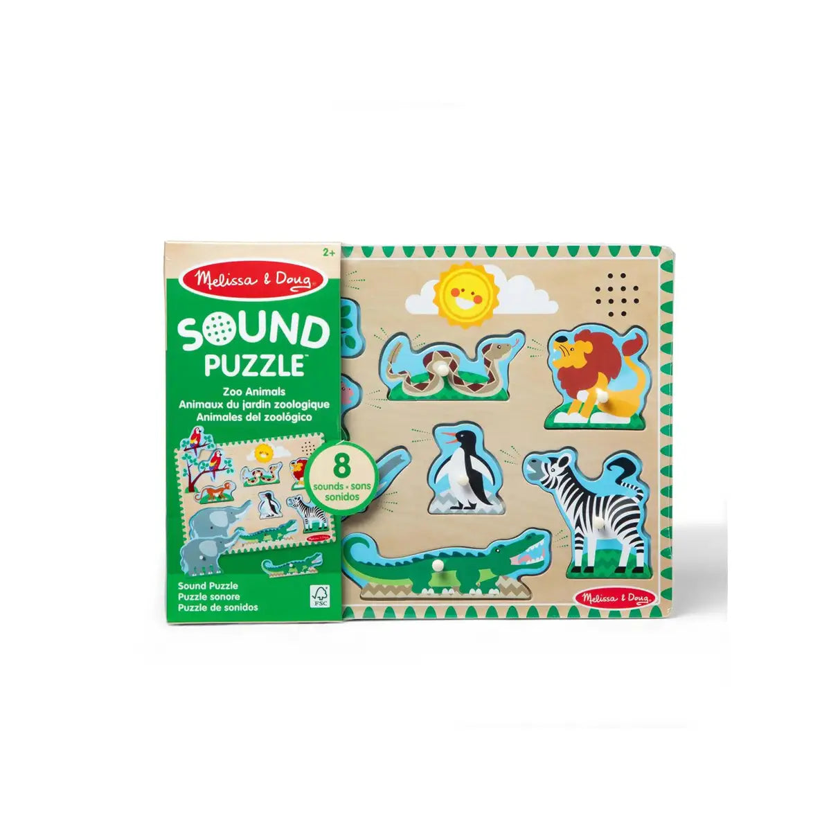 Melissa & Doug Puslespil - Lyd - Zoo