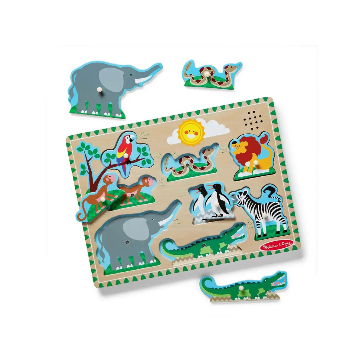 Melissa & Doug Puslespil - Lyd - Zoo