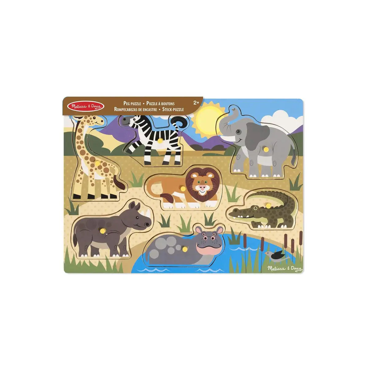 Melissa & Doug Knoppuslespil - Safari