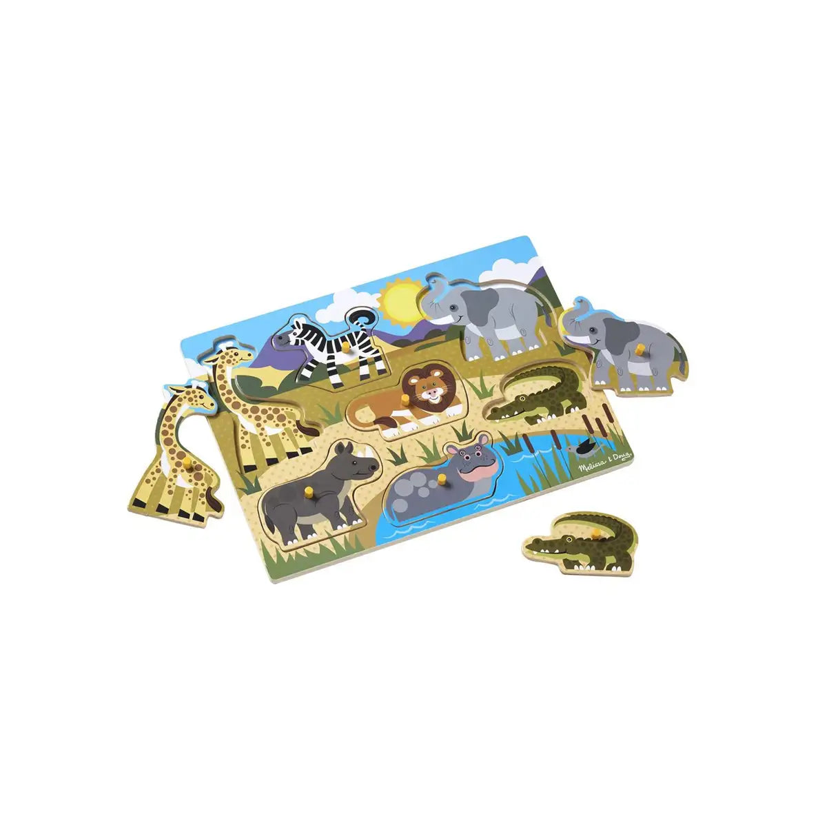Melissa & Doug Knoppuslespil - Safari