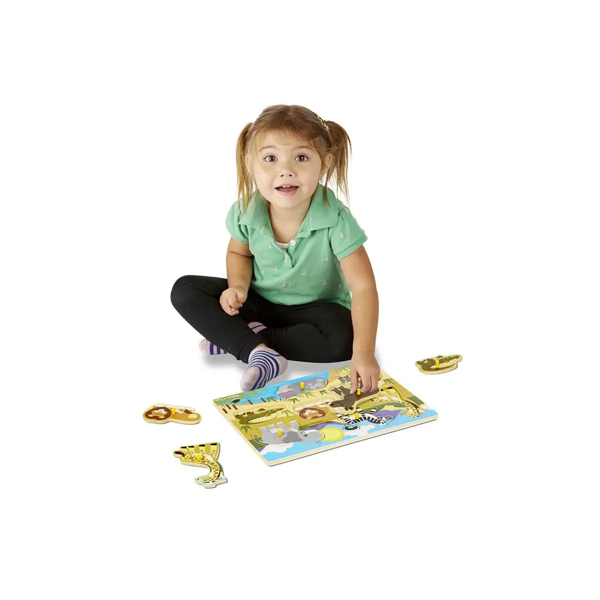 Melissa & Doug Knoppuslespil - Safari