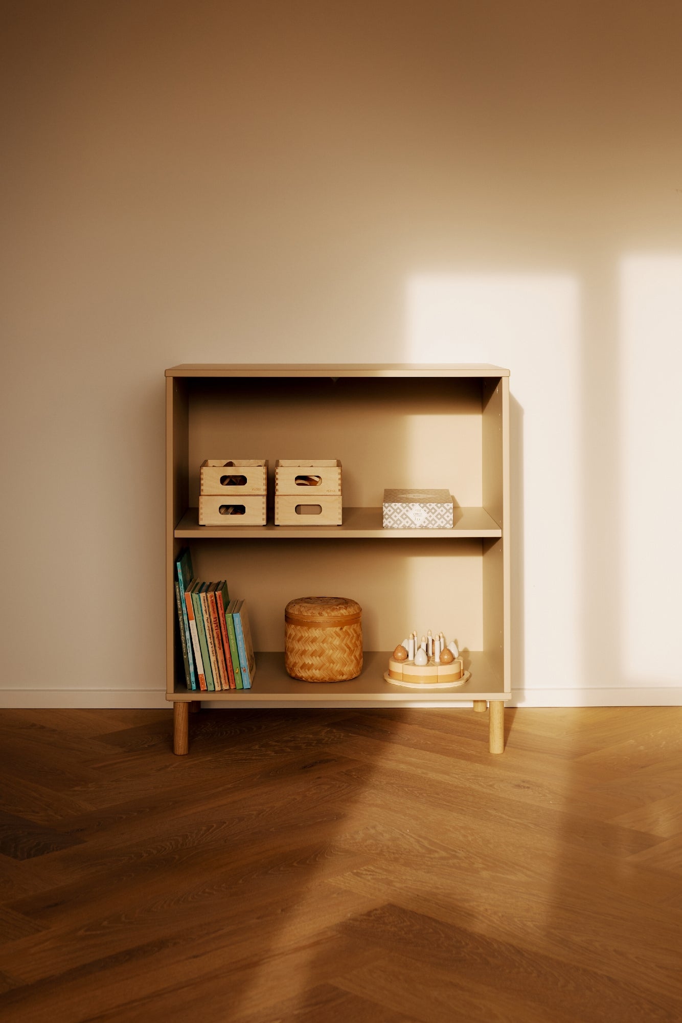 Flexa Saga Reol 84x75,5x45 Oat/Egetræ