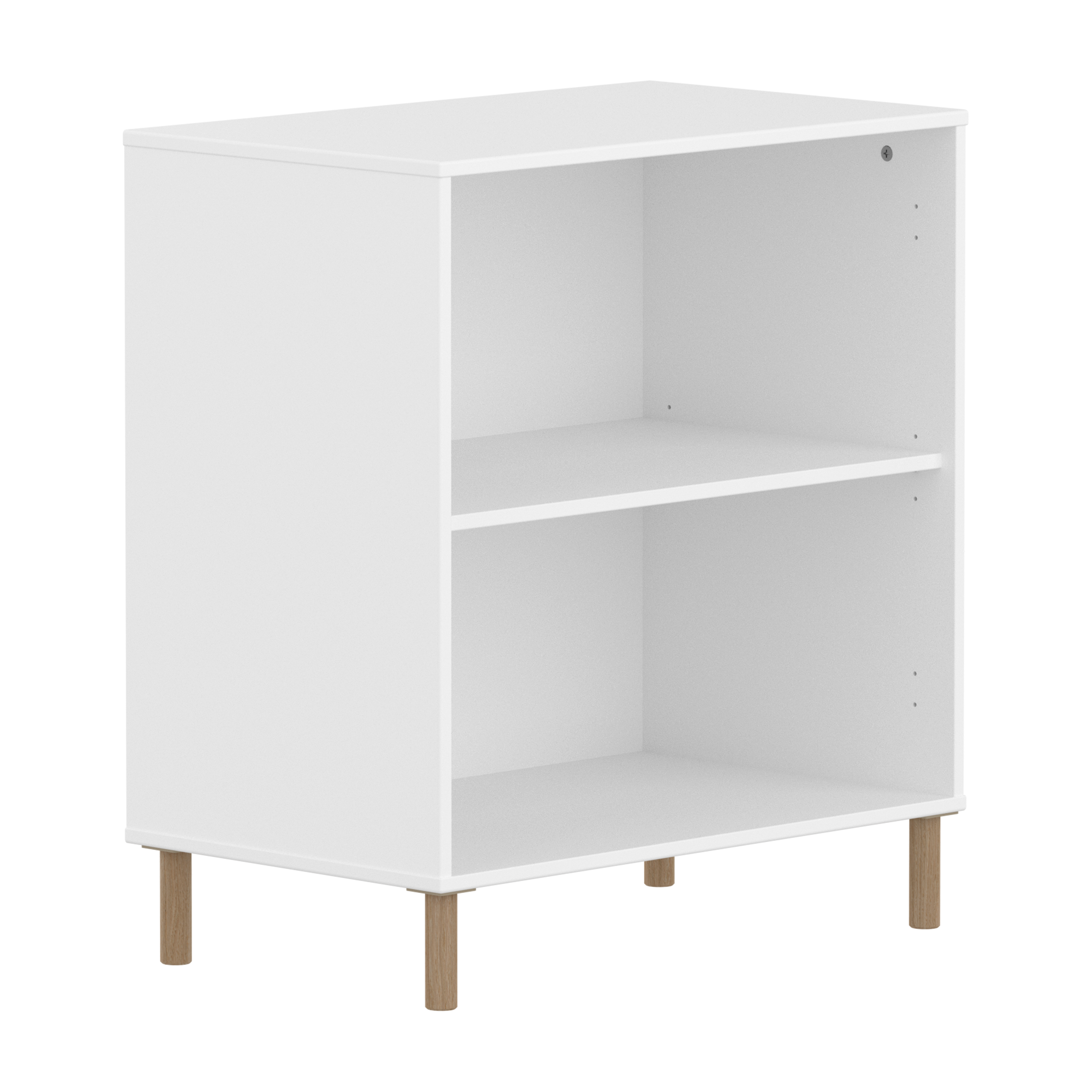 Flexa Saga Reol 84x75,5x45 Hvid/Egetræ