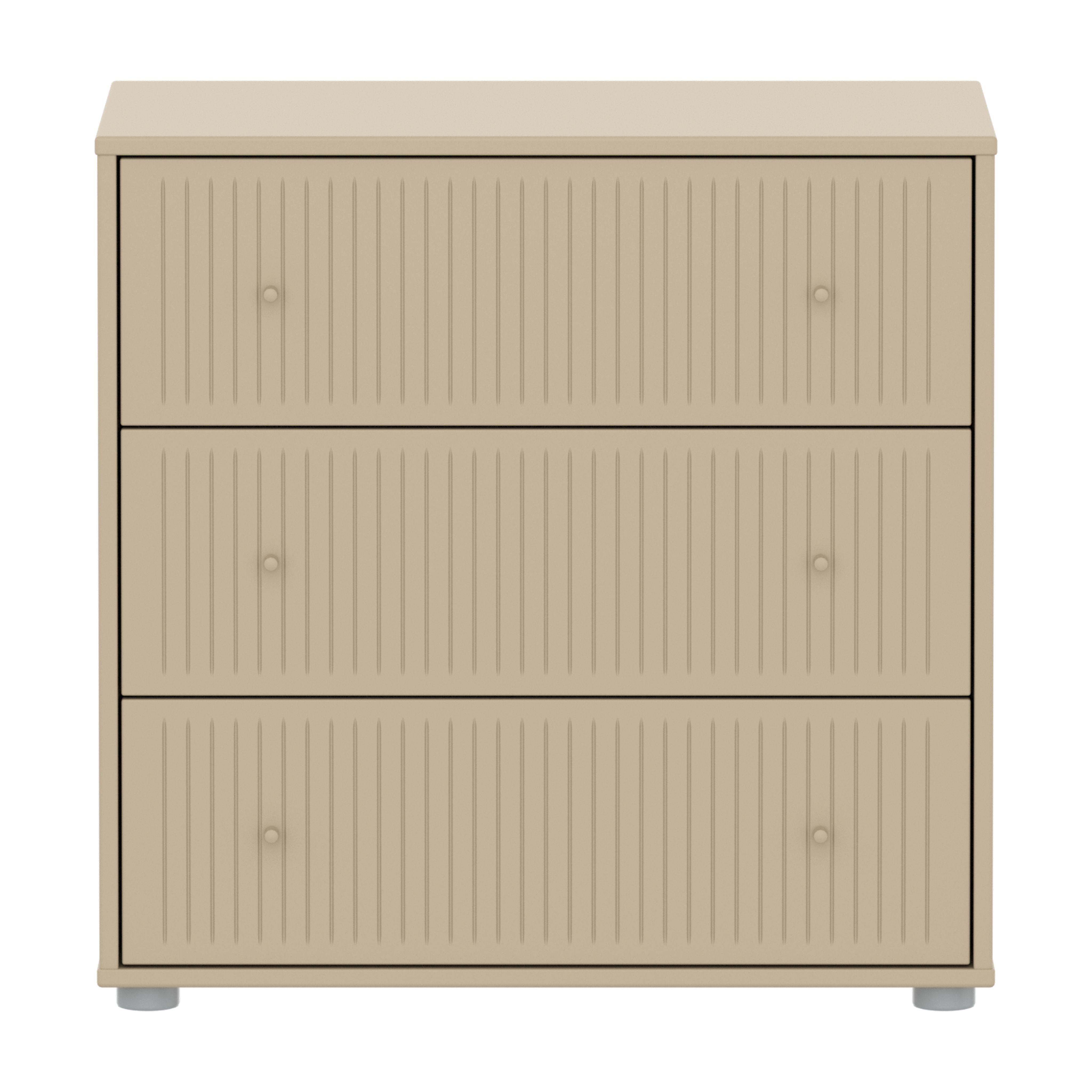 Flexa Saga Kommode 74x75,5x45 Oat Riller/Oat greb