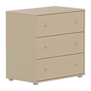 Flexa Saga Kommode 74x75,5x45 Oat Riller/Oat greb