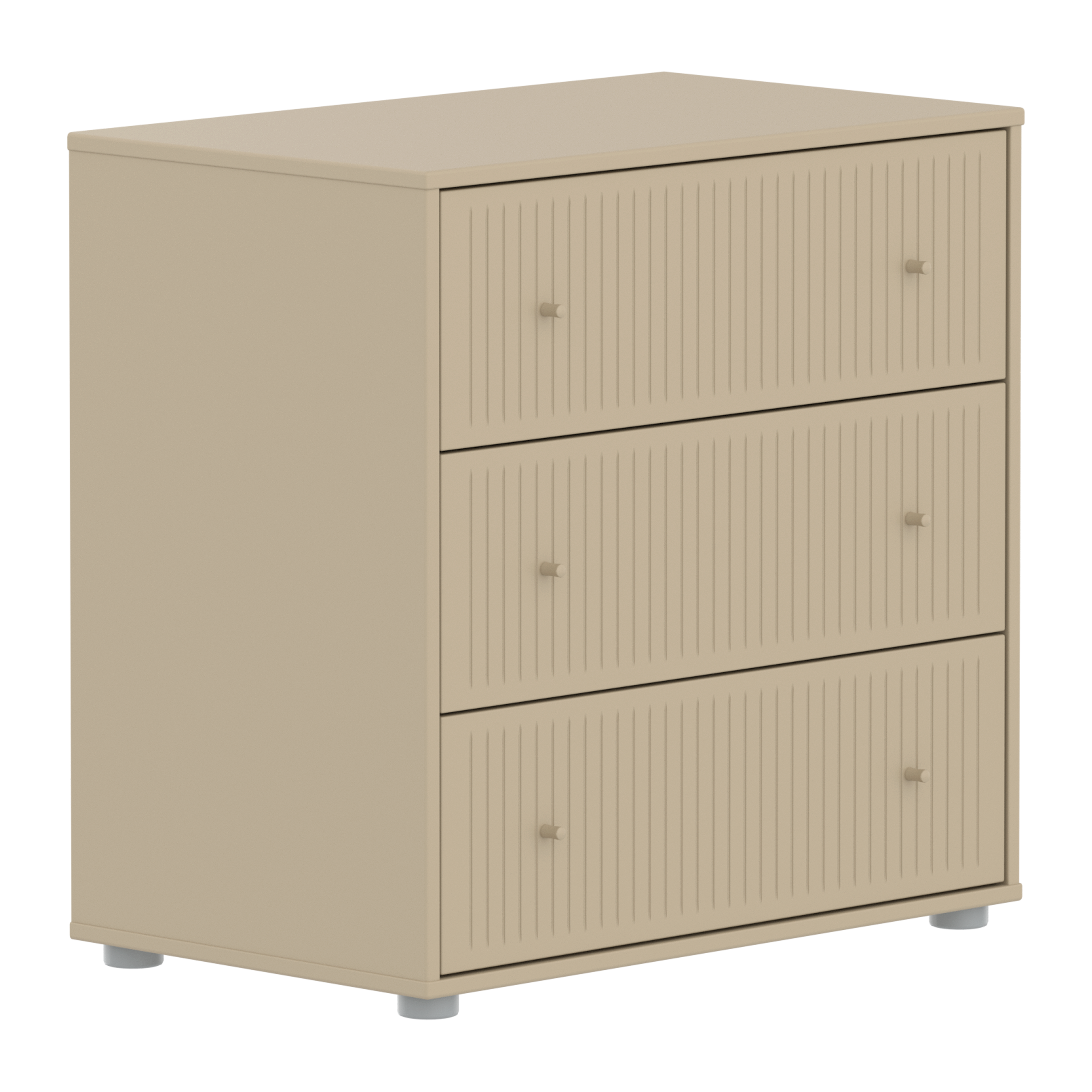 Flexa Saga Kommode 74x75,5x45 Oat Riller/Oat greb