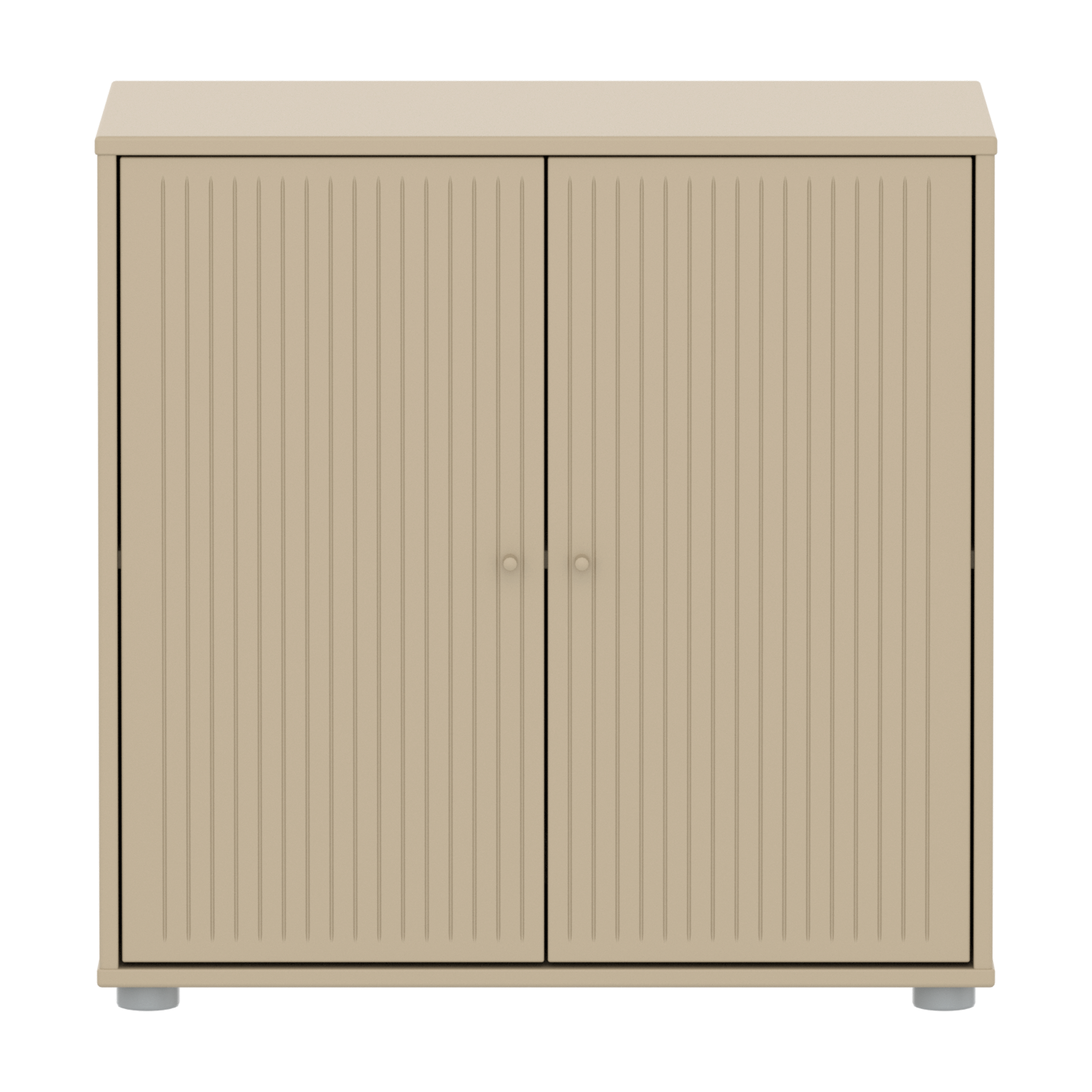 Flexa Saga Skab 74,2x75,5x45 Oat riller/Oat greb