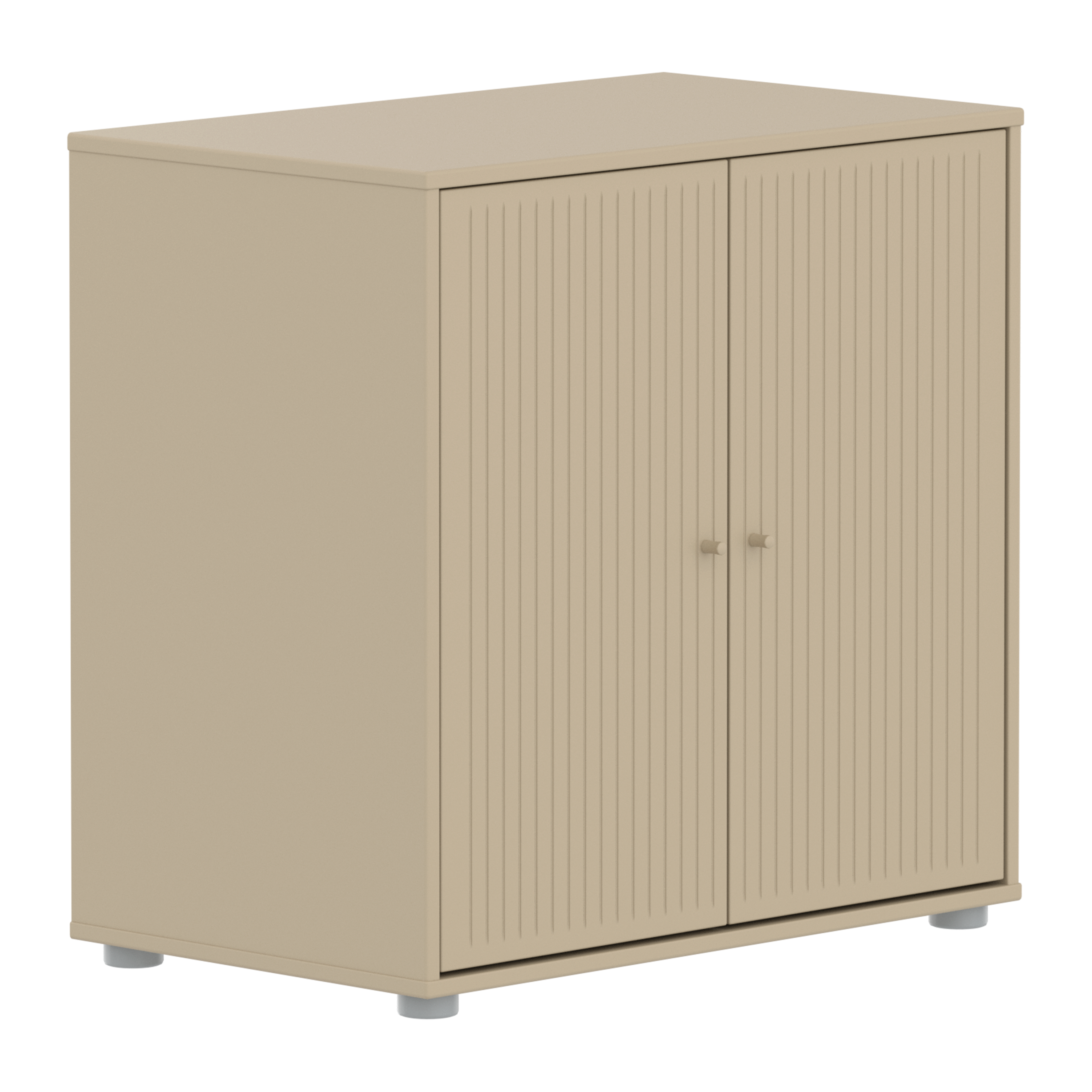 Flexa Saga Skab 74,2x75,5x45 Oat riller/Oat greb