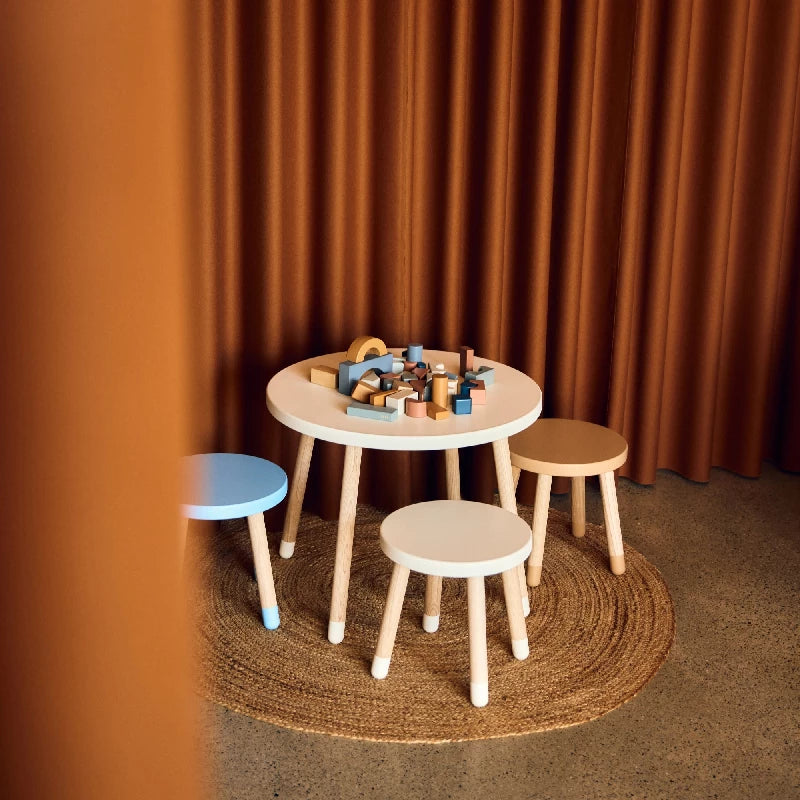 Flexa DOTS bord Ø60x47cm Cream White