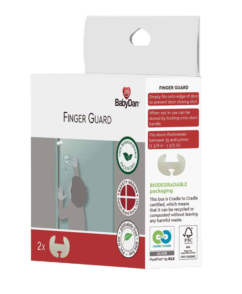 BabyDan Finger Guard - trans. - 2 stk