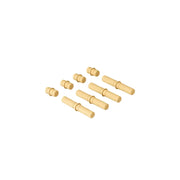 8 x Connector pegs Honey Yellow
