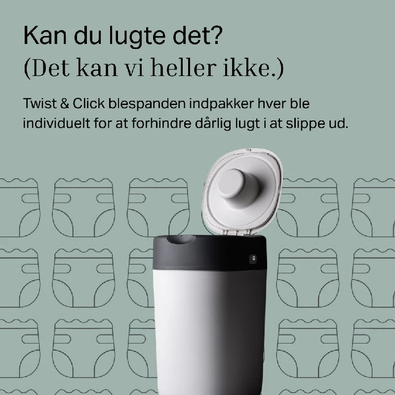 Tommee Tippee Twist & Click Blespand - Hvid