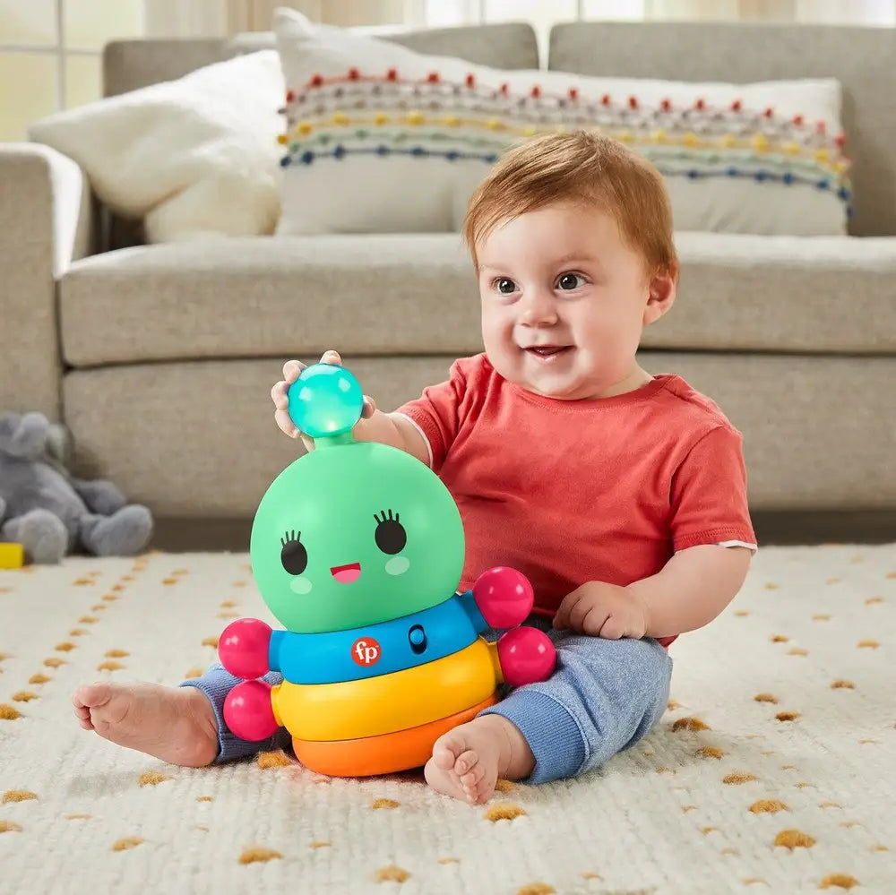 Fisher Price FWY Bop &amp; Wobble Rainbow Worm