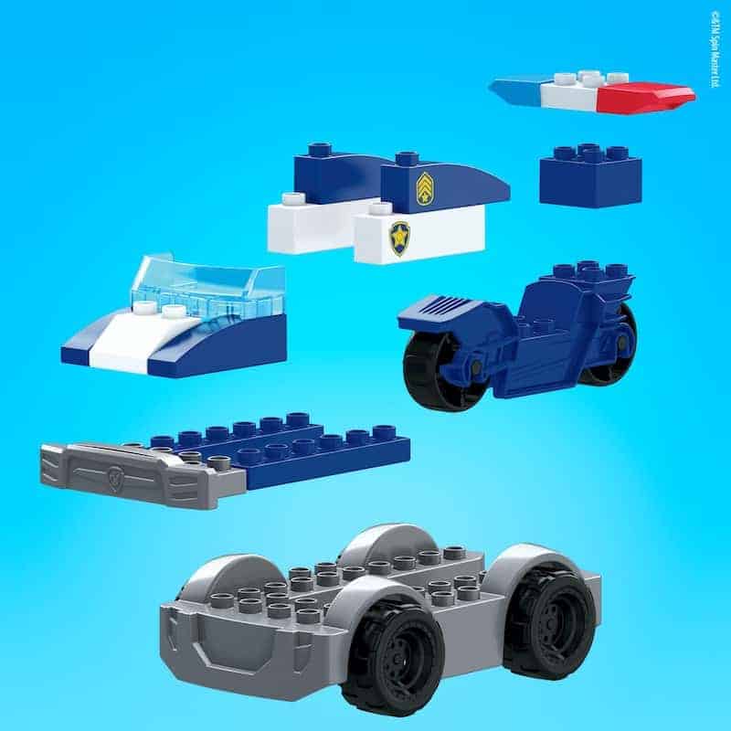 Mega Bloks Paw Patrol Chases Police Cruiser