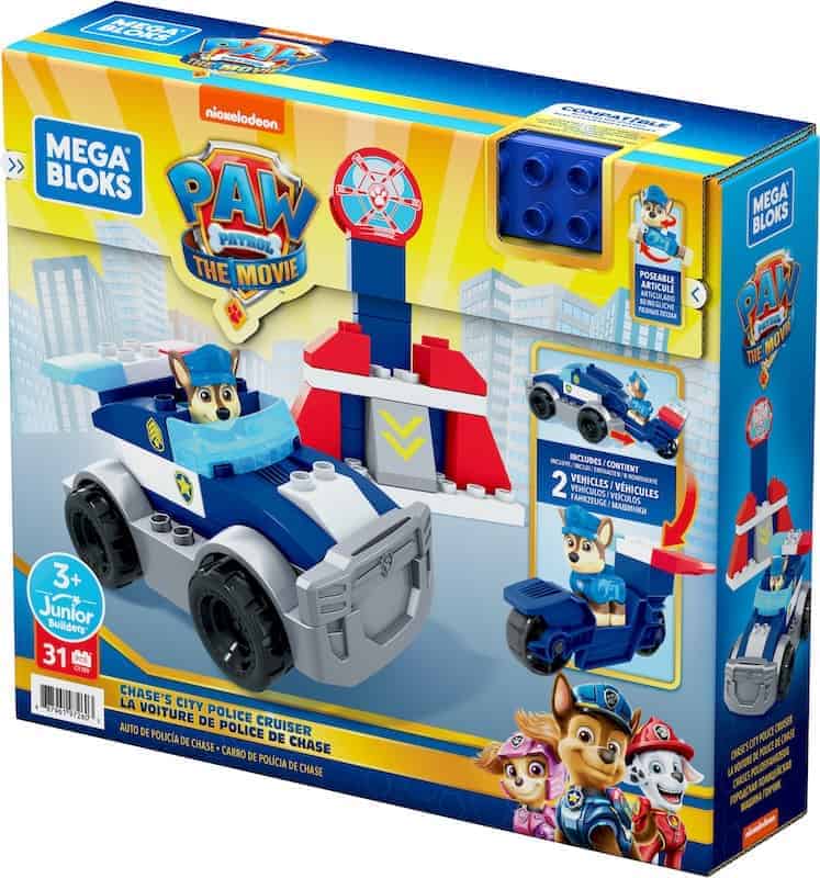 Mega Bloks Paw Patrol Chases Police Cruiser