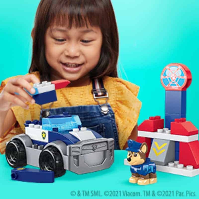 Mega Bloks Paw Patrol Chases Police Cruiser
