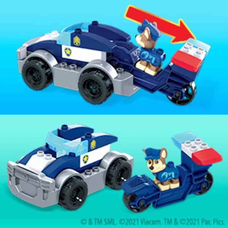 Mega Bloks Paw Patrol Chases Police Cruiser