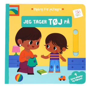 Papbog for pilfingre - Jeg tager tøj på