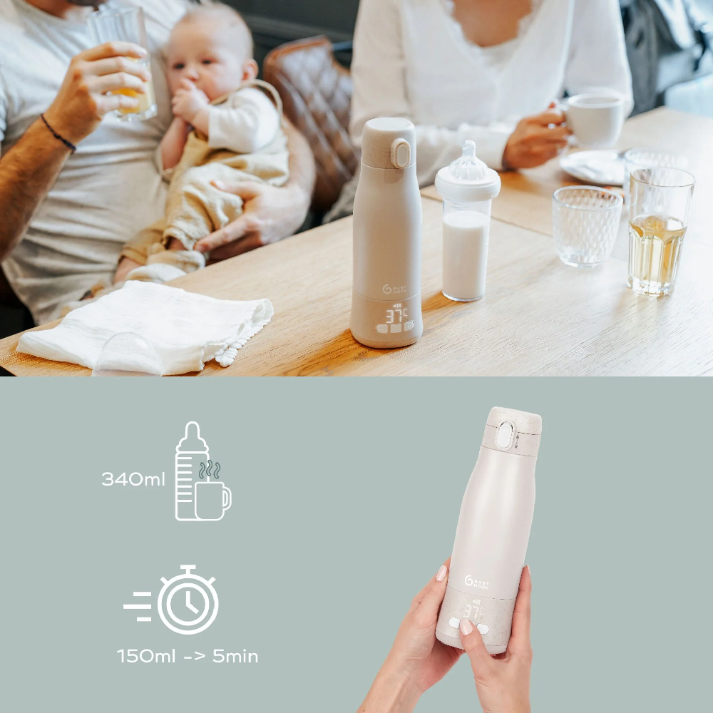 Babymoov Moov & Feed Flaskevarmer - Beige