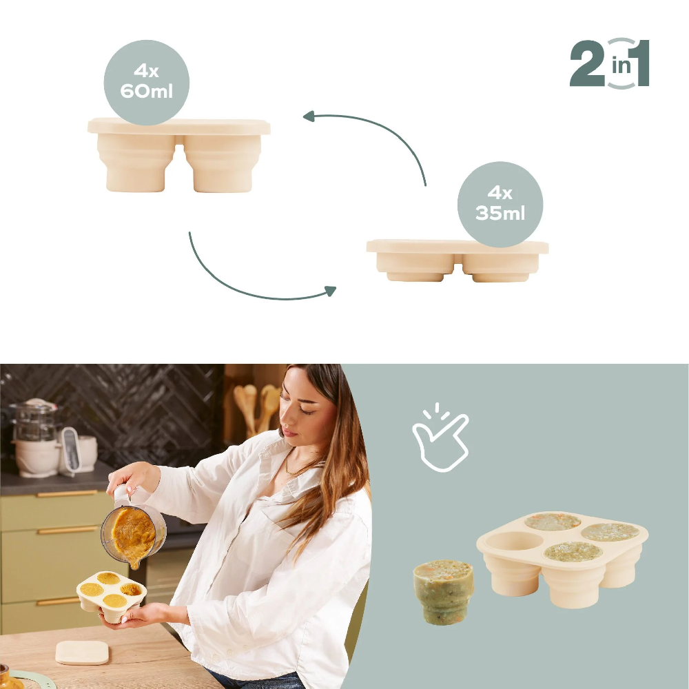 Babymoov Silicone containers and feeder set