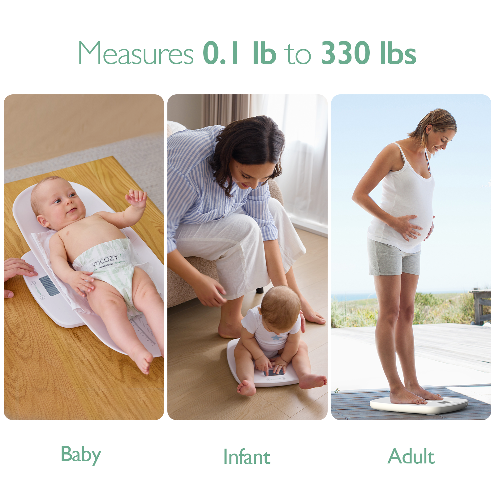 Momcozy Multifunktionel babyvægt
