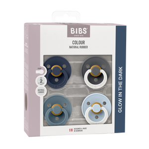 Bibs Colour 4-pak str 2 - Petrol Glow Mix