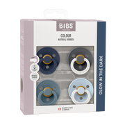 Bibs Colour 4-pak str 2 - Petrol Glow Mix
