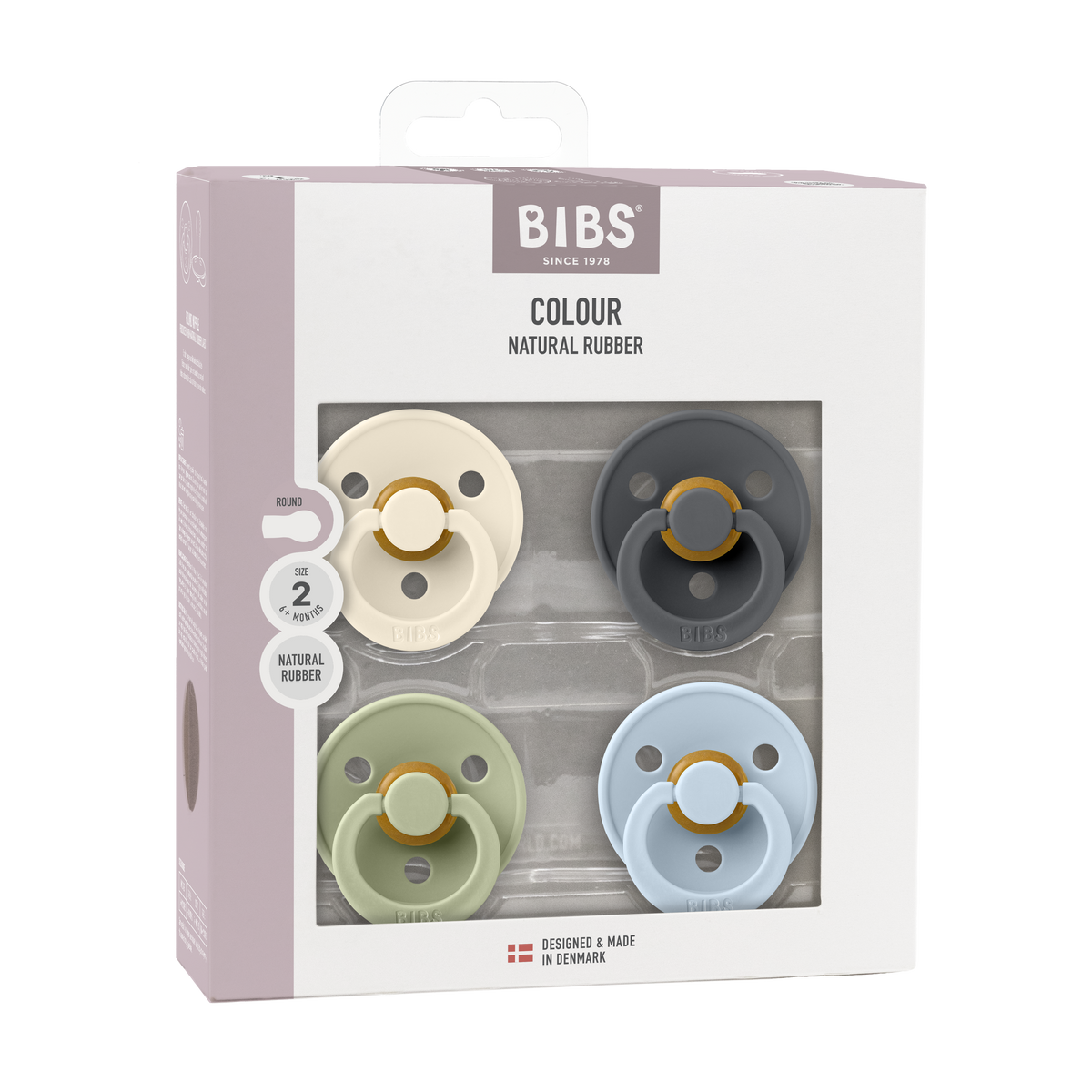 Bibs Colour 4-pak str 2 - Iron Mix