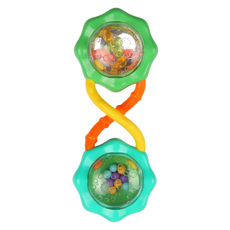 Squishseas Rattles Rangle Rangle - Rattle & Shake Barbell - grøn
