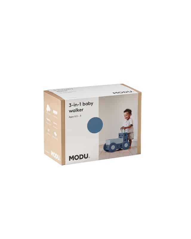 Modu 3-in-1 Gåvogn Deep Blue / Sky Blue