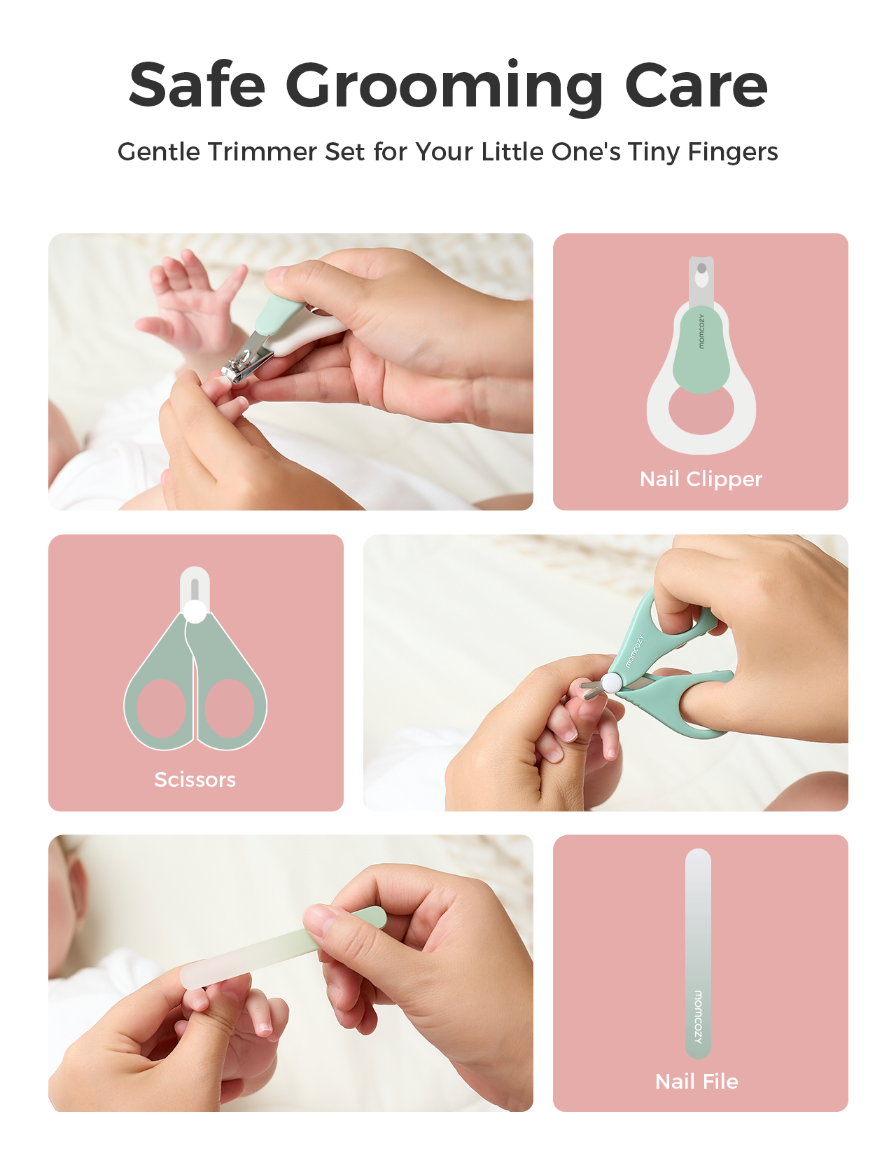 Momcozy Alt-i-én Core Baby sæt