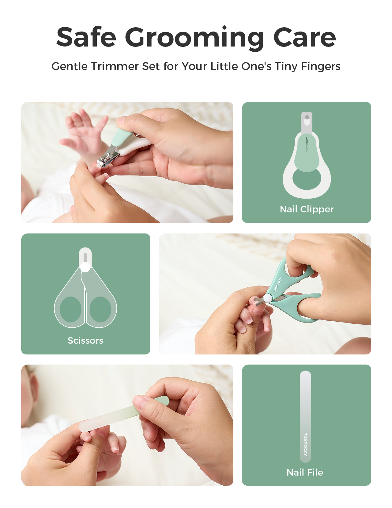 Momcozy Alt-i-én Core Baby sæt