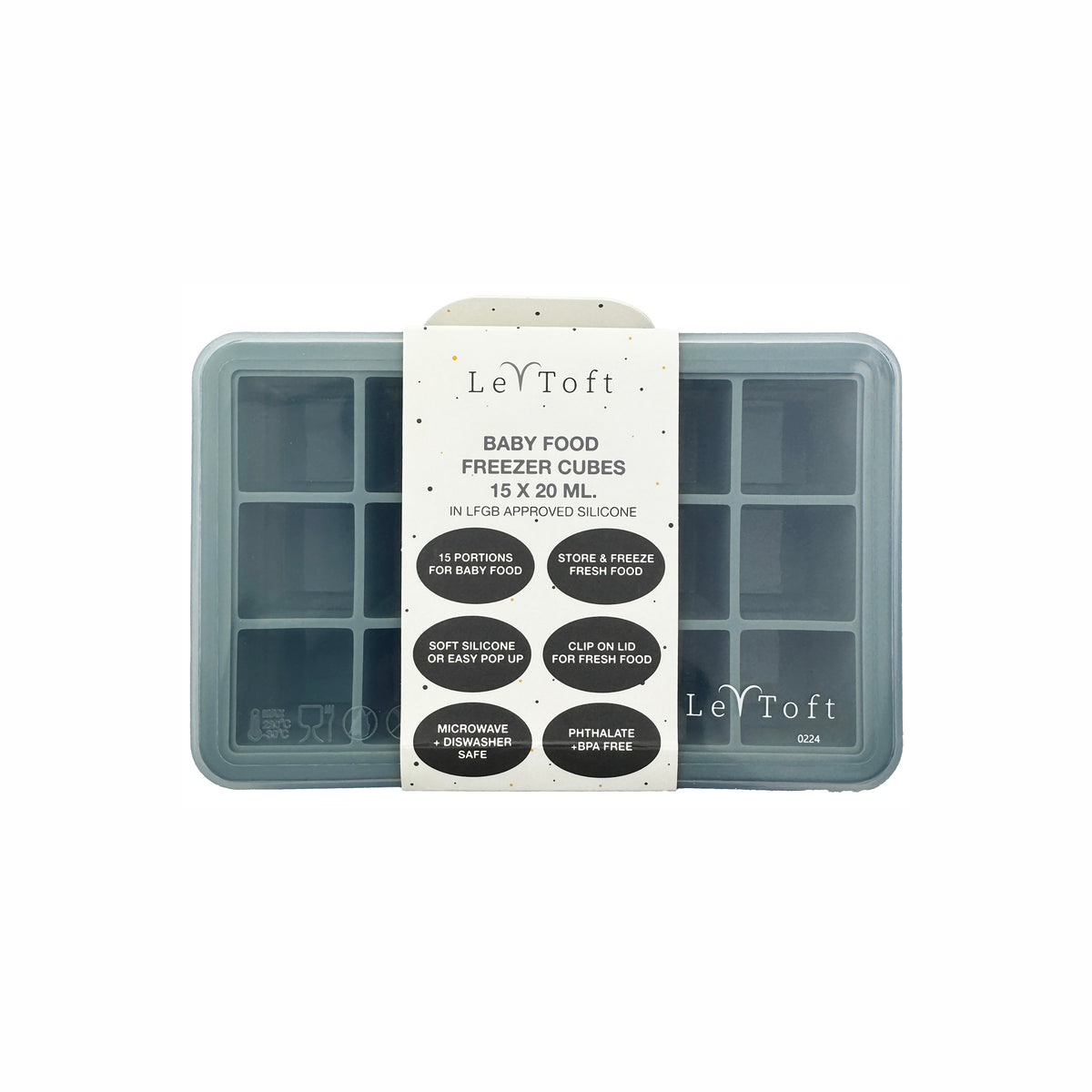 Fryseboks Babymad 15 rum - Smokey green