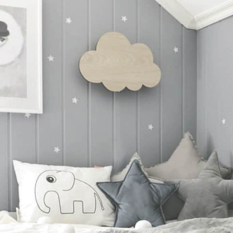 Maseliving sky lampe - valnød