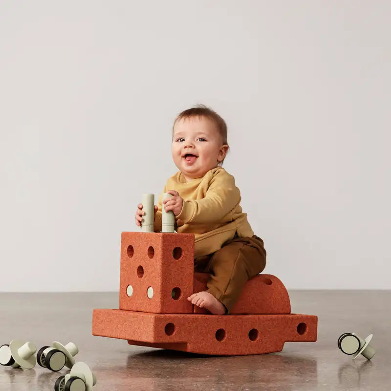 Modu Curiosity Set Burnt Orange / Dusty Green