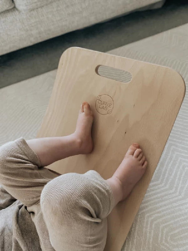 Curve Lab Perfect Arc - Balancebræt m. filtbeskyttelse - Light Grey